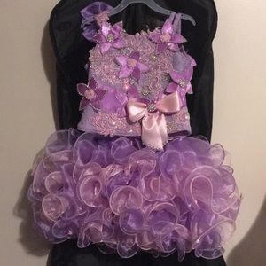 Child’s glitz pageant dress